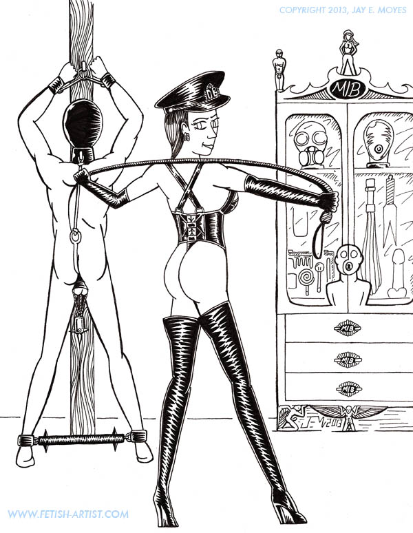 Femdom Art: Mistress Irene Boss