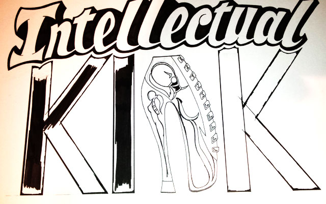 Fetish art work in progress for Intellectual Kink