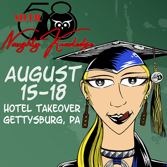 Naughty Knowledge, the BDSM educational hotel takeover in Gettysburg. Register now at Studio58Events.com